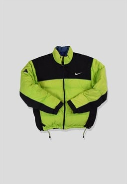 Vintage 90s Nike ACG Down Puffer Jacket in Green