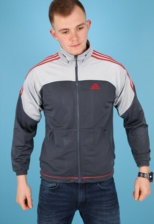 VINTAGE ADIDAS TRACK JACKET IN MULTICOLOUR NJ511