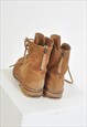 VINTAGE 00S SUEDE LEATHER ANKLE BOOTS