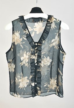 Vintage 00s sheer blouse