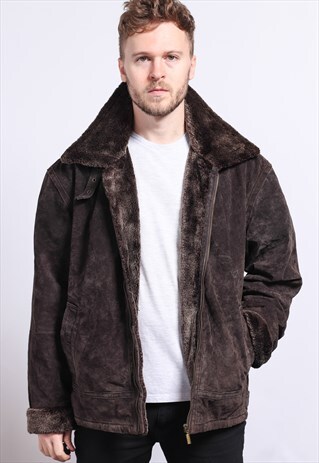 VINTAGE SUEDE AVIATOR JACKET