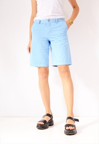 VINTAGE RALPH LAUREN POLO CHINO SHORTS SKY BLUE