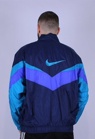 NIKE VINTAGE TRACKSUIT TOP MEN RARE MULTI COLLOR