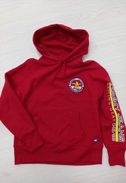 Hoodie Red Sailing Gear Cotton 