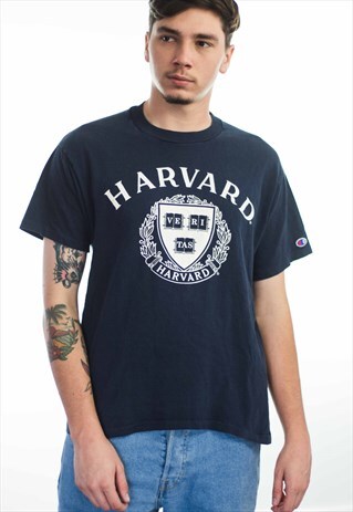 VINTAGE CHAMPION LOGO UNIVERSITY T-SHIRT 90S L 6.9
