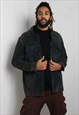 Vintage Guess Suede Jacket Blue