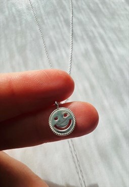 Smile Face pendant necklace for men