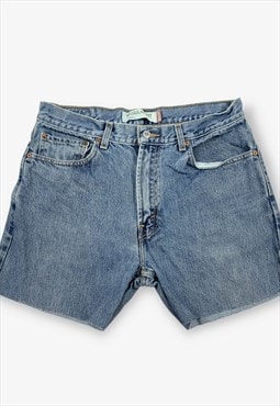 Vintage levi's 505 cut off denim shorts blue w34 BV16261M