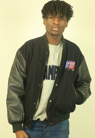 VINTAGE VARSITY BOMBER JACKET