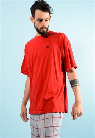 VINTAGE RED REEBOK TEE SHIRT