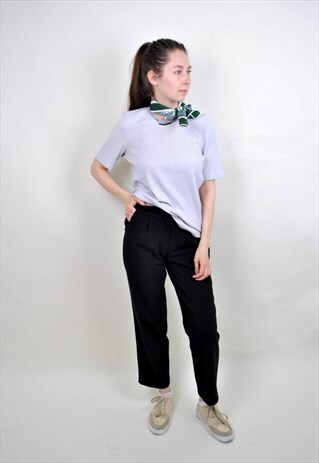 VINTAGE PURPLE TEE, WOMENS STRIPED T-SHIRT