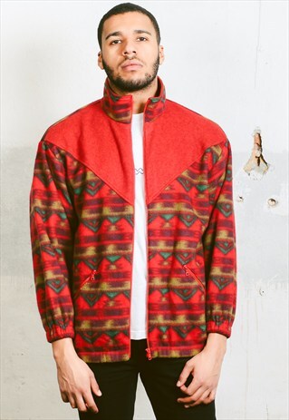 VINTAGE AZTEC FLEECE JACKET