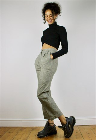 VINTAGE 80S HIGH WAISTED TROUSERS