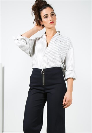 VINTAGE 80S TOMMY HILFIGER SHIRT/ S4484