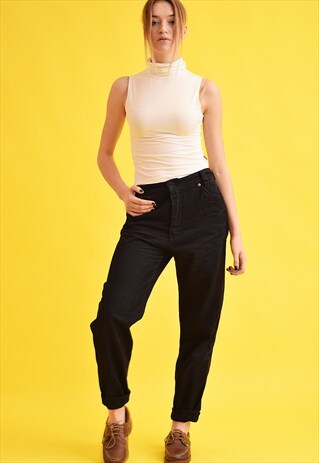 90'S RETRO ESCADA REGULAR WAIST DENIM JEANS