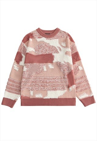 KALODIS VINTAGE ROUND NECK KNITTED SWEATER
