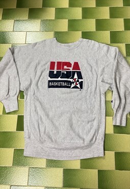 Vintage USA Basketball 92 Olympics Reverse Weave Sweatshirt