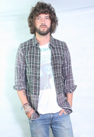 VINTAGE FLANNEL OVERSIZED FESTIVAL SHIRT