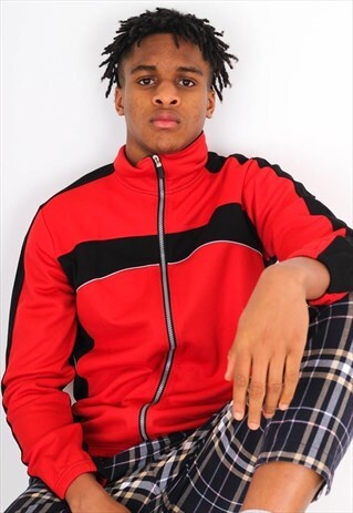 VINTAGE RED TRACK JACKET