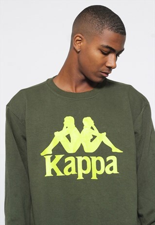 VINTAGE KAPPA SWEATSHIRT GREEN