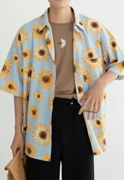 Unisex sunflower shirt