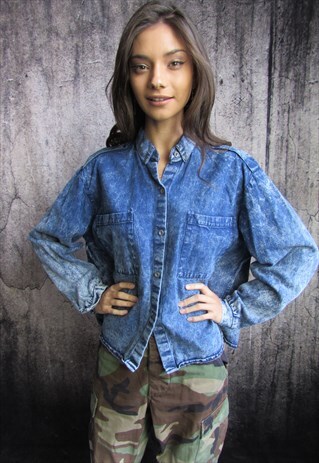 VINTAGE 1990S DENIM SHIRT
