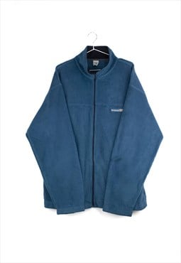 Vintage Reebok Classic 90s Zip up Fleece Jumper in Blue XL