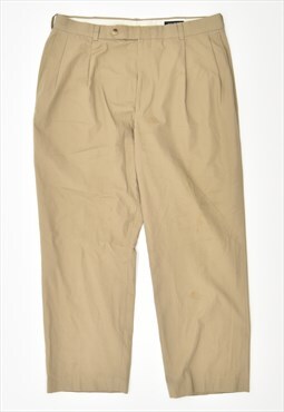Vintage Nautica Trousers Straight Chino Beige