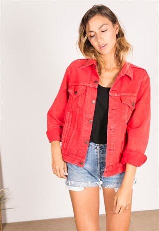 VINTAGE 80S COLOURED LEVI'S JACKET / C601