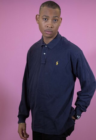 VINTAGE RALPH LAUREN LONG SLEEVE POLO SHIRT