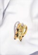 BEIGE SEMI CIRCLE CUT OUT CLAW HAIR CLIP