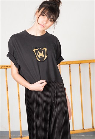 VINTAGE 80'S NIKE CROP TOP /AVELINASREWORKS/ S0981