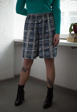 VINTAGE 80'S PATTERN SHORTS