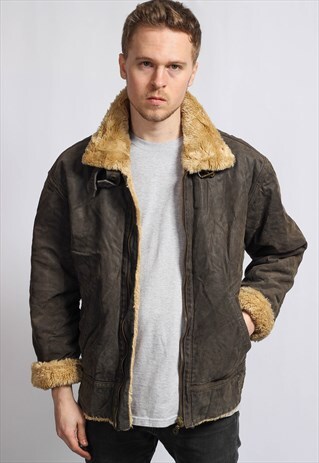 VINTAGE SUEDE SHEEPSKIN JACKET