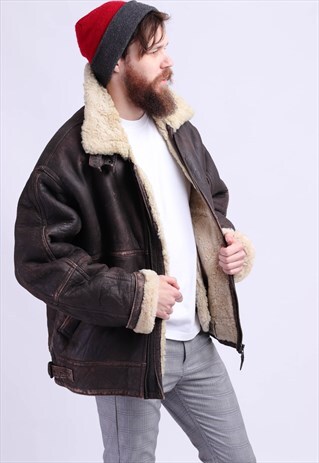 VINTAGE SHEARLING SHEEPSKIN COAT