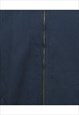 VINTAGE NAVY ZIP-FRONT WORKWEAR JACKET - L