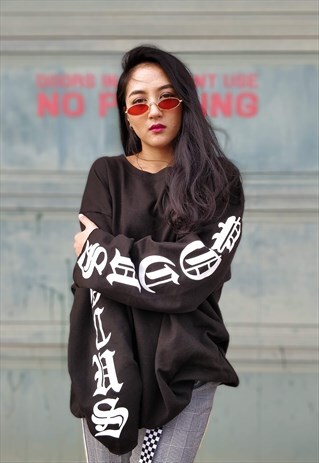 SLOGAN SWEATSHIRT HOCUS POCUS