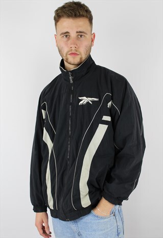 REEBOK COLOUR BLOCK VINTAGE SPORTS TRACK JACKET