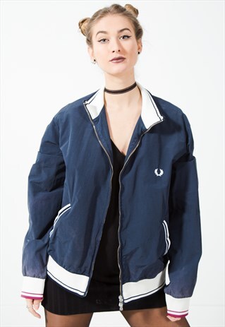 UNIQUE VINTAGE 80S FRED PERRY JACKET / S3806