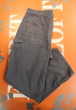 Vintage 90s Grey Carhartt Trousers/ Pants. Baggy/ Skater.