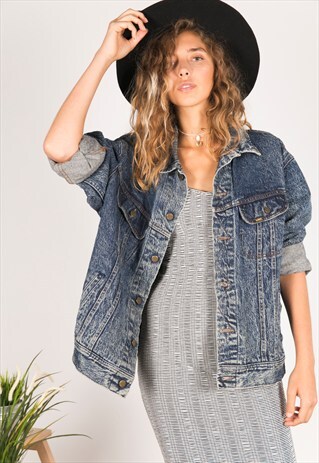 VINTAGE 80S LEE DENIM TRUCKER/ C441