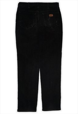 Vintage Wrangler Black Corduroy Trousers Mens