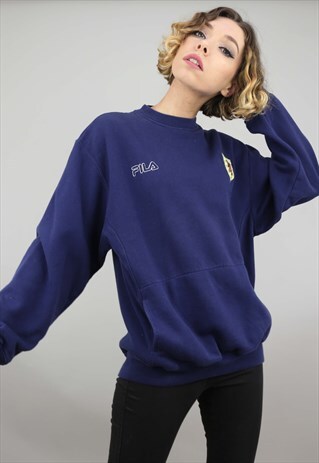 VINTAGE 90S OVERSIZED FILA SWEATER SWEATSHIRT