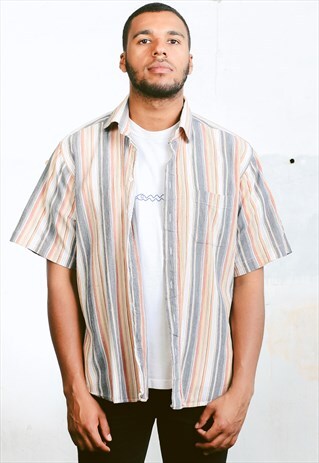 VINTAGE CANDY STRIPE SHIRT