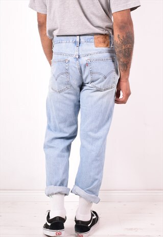 LEVI'S 577 MENS VINTAGE JEANS W32 L30 BLUE 90S