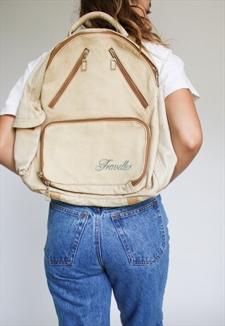 LEATHER TRAVELLER BACKPACK