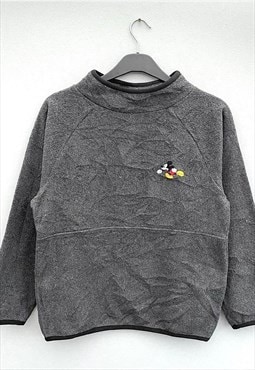 Vintage Mickey unlimited Mickey Mouse grey fleece small 