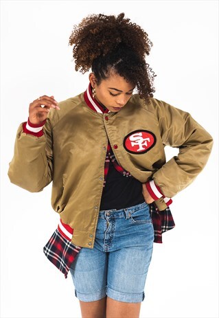 SAN FRANCISCO 49ERS NFL AMERICAN FOOTBALL JACKET UNISEX