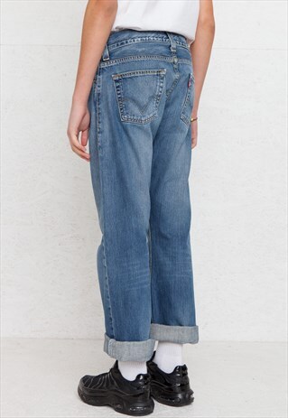 VINTAGE BLUE LEVI'S 512 FIT DENIM JEANS