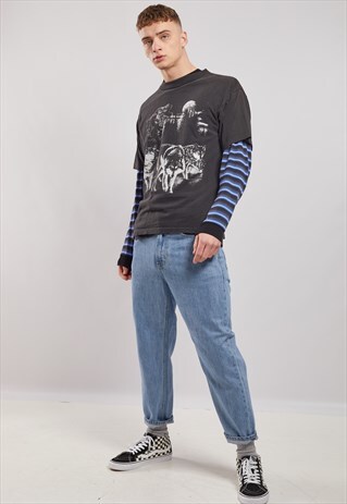 VINTAGE WOLF PRINT T-SHIRT